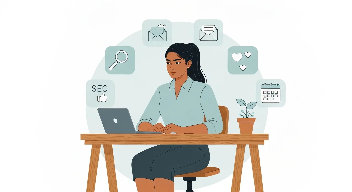 AI-generated lifestyle product photo demonstrating professional Shopify marketing without paid ads